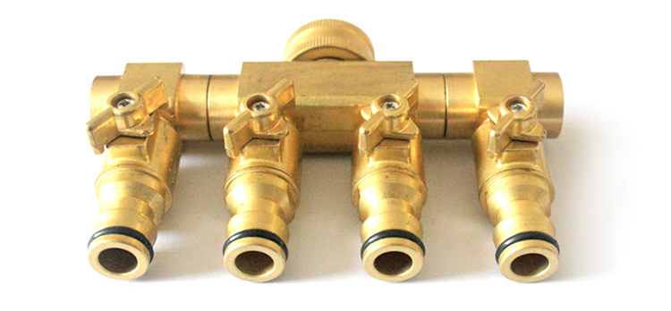 Duty Messinki 4 Way Hose Manifold Hose Pipe Adapter